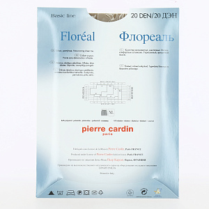 Колготки женские 20ден р.5 maxi PIERRE CARDIN Floreal Visone 000000000001073340