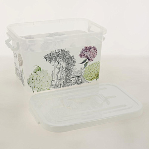 Контейнер для хранения 6,5л Toile de Jouy пластик 4380954 000000000001204649