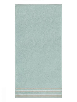 Набор махровых полотенец 2 шт 70x140см LUCKY голубой/молочный хлопок 100% 000000000001216094