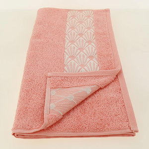 Полотенце 50х90см CLEANELLY Дардо махровое плотность 420гр/м персиковый 100% хлопок ПЦ2601-4344,13-1510 000000000001198616