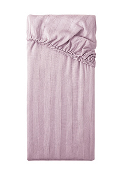 Проcтыня на резинке 200х200+25см DE'NASTIA лиловая сатин-страйп хлопок100% 000000000001212973