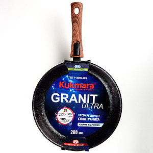 Сковорода 28см Granit Ultra Induction blue антипригарное покрытие съемная ручка алюминий 000000000001208438