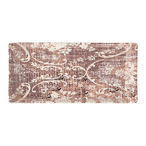 Блюдо сервировочное 29,5х14см LUCKY Антик прямоугольное малое лиловый керамика 000000000001220245