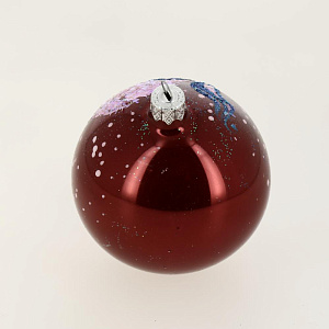 Шар 4,5 Домик стекло 9см NP-1999 000000000001150610