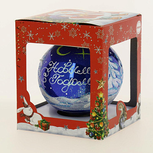 Декоративное украшение Шар 5 D10см БИРЮСИНКА Новогодний стекло 000000000001180003