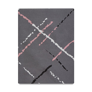 Комплект постельного белья 1,5сп СОФТИ (пододеяльник 147х215см, простыня 150х214см, наволочка 70х70см-2шт) Геометрия серый полиэстер/хлопок 000000000001226129