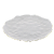 Тарелка D26,5cм 620мл LUCKY большая прозрачная с золотой каймой стекло 000000000001208553