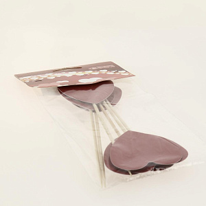 Топеры-сердца, 6 шт.2-0029 000000000001173988