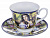 Набор чайный фарфор 12шт 6чашек 250мл+6 блюдец подарочная упаковка МАДОННА 156-01004 000000000001195492