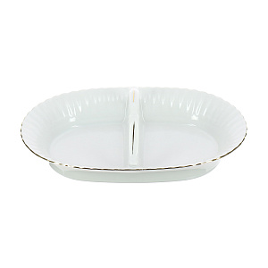 Корзинка с ручкой Золотая отводка Porcelaine Czech Gold Hands 000000000001136223