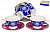 Набор чайный фарфор 12шт 6чашек 200мл+6 блюдец подарочная упаковка МАРКИЗА Фантазия 122-17002 000000000001195498