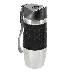 Термокружка Agness, 400мл, нержавеющая сталь, силикон 000000000001165838