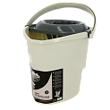 Ведро для мытья пола 12л EXTRA-Shine 5000 с корзиной для отжима швабры МОП 000000000001188566