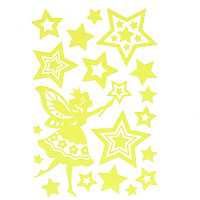Мини-стикеры светящиеся Феи со звездами Room Decoration 000000000001127333