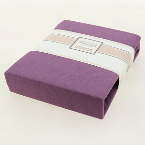 Простыня на резинке 90х200см ОТК ПРОИЗВОДСТВО трикотажная кулирка 120гр 100% хлопок микс/90х200 000000000001205993