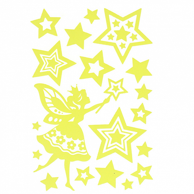 Мини-стикеры светящиеся Феи со звездами Room Decoration 000000000001127333
