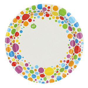 Набор одноразовых тарелок Фуршет Европак Трейд, 210 мм, 6 шт. 000000000001144345