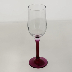 Фужер стекло для шампанского фуксия ножка190мл ENJOY PASABAHCE 44160FSL 000000000001199200