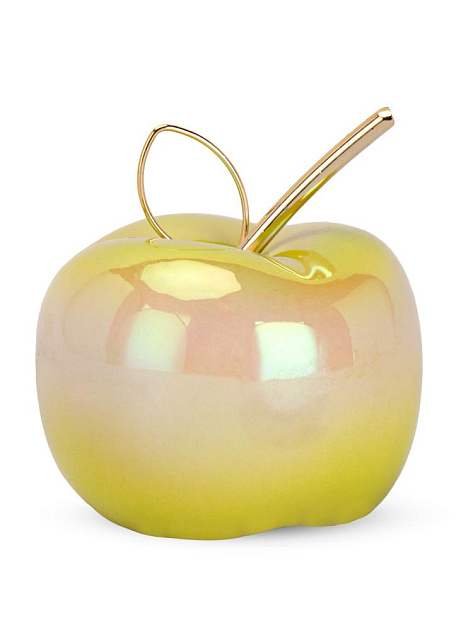 Фигура декоративная 7см Яблоко градиент 2 керамика 000000000001224037