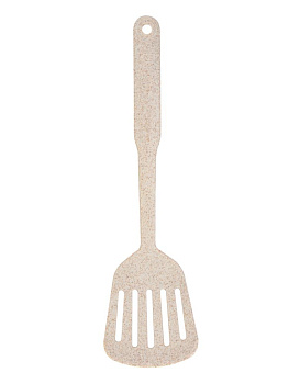 Набор кухонных принадлежностей 3 предмета (шумовка, лопатка, половник) песочный полипропилен 000000000001228185