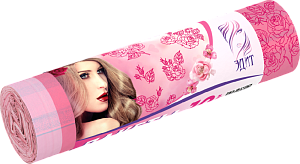 Пакеты с завязками 55х65см 10шт АВИКОМП ЭДИТ рулон многофункциональные розовые полиэтилен 000000000001197117