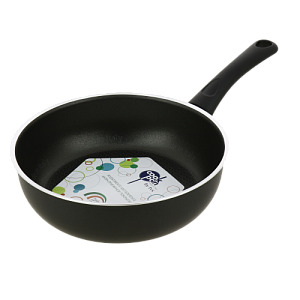 Сковорода 22см TVS Cook Pan бакелитовая ручка антипригарное покрытие черный алюминий 000000000001208150