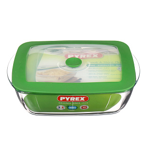 Прямоугольная форма с крышкой Pyrex 4в1, 28x20x8 см, 2.6л 000000000001142227