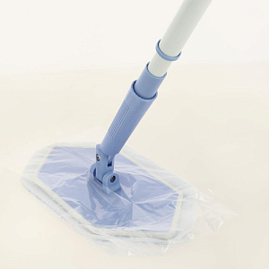 Швабра SOFT TOUCH ПЕРФЕКТ для чистки кафельных покрытий  сталь полипропилен микрофибра 000000000001207330