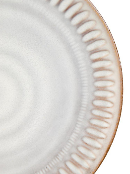 Тарелка десертная 20,5см серый керамика 000000000001228344