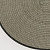 Салфетка сервировочная 40х30см DE'NASTIA Овал с контрастным краем бежевая/коричневая 70% полипропилен 30% полиэстер 000000000001208016