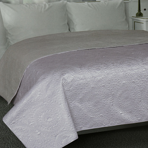 Покрывало DeN Палермо 200х240 атл/мат розовый круги U000230 000000000001203058