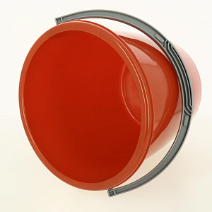 Ведро 12л ШЕФ ПОЛИМЕР. Экологически чистый ударопрочный материал.Усиленный Корпус.Утолщенное дно.Бортик усилен ребрами жесткости. Красное.Полипропилен 000000000001209403