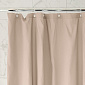 Шторка для ванной 200x200см DE'NASTIA Эмбосс бежевый микрофибра полиэстер
