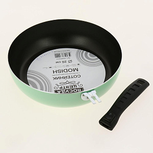 Сотейник 26см ПОСУДА ЦЕНТР Олива антипригарное покрытие алюминий 000000000001190904