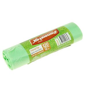 Мешки для мусора Хозяюшка Мила, 120л, 10 шт. 000000000001018095