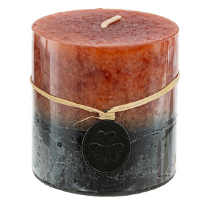 Свеча 7х7,5см классическая колонна градиент Мед 000000000001209202