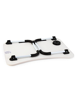 Столик 40х60х25см ST для ноутбука белый железо/МДФ 000000000001227150