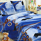 Комплект постельного белья 1,5-спальный DRIVE Сноуборд 100%хлопок поплин 110гр/м рисунок 1635