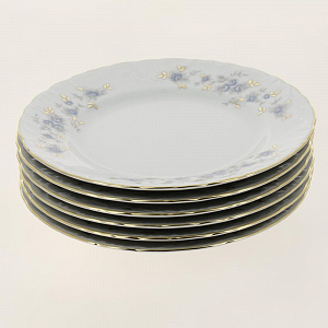 Набор тарелок десертных 6шт 19см CMIELOW 9706 blue фарфор 000000000001172716