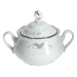 Чайный набор Серый Орнамент Люкс Хауз 000000000001063494