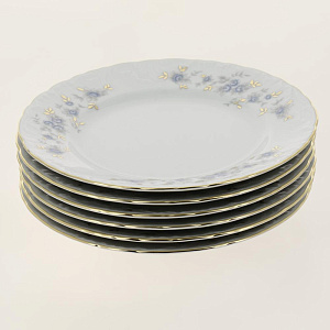 Набор тарелок десертных 6шт 19см CMIELOW 9706 blue фарфор 000000000001172716