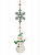 Новогоднее подвесное украшение Снеговик со снежинкой из МДФ 24x0,5x7,2см 82176 000000000001201795