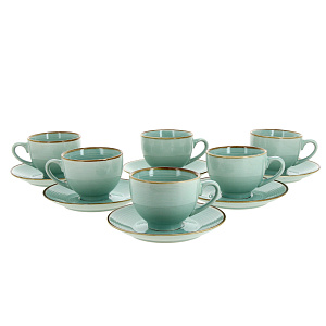 Чайный набор Лазурный берег Коралл, 12 предметов 000000000001166785
