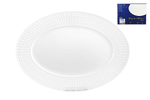 Блюдо 25.5см подарочная упаковка ф.овалЖемчугLTNM-P0225 000000000001195415
