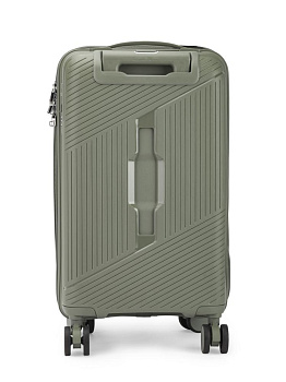 Чемодан на колесах S (36х22х55см) полосы хаки PP 000000000001226555