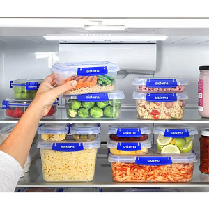 Контейнер 1л SISTEMA KLIP IT  PLUS прямоугольной пластик 000000000001214212