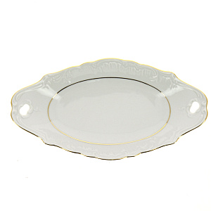 Блюдо овальное 25см CMIELOW Rococo 3604 фарфор 000000000001172828