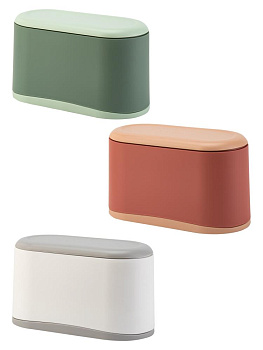 Контейнер для мусора МИНИ 2л узкий в ассортименте пластик_ST 000000000001228710