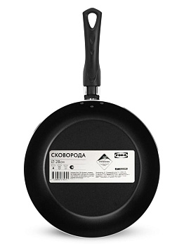 Сковорода 28х4,5см КАЛИТВА FORA антипригарное покрытие бакелитовая ручка черный алюминий 000000000001229248