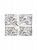 Комплект постельного белья Евро DE'NASTIA (50x70см-2шт/70x70см-2шт/под-200x220см/пр-230x260см) Азулежу белый/голубой/синий жатый хлопок 000000000001221454